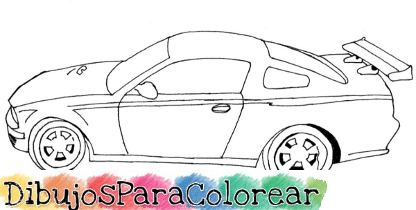 dibujos para colorear de coches familiar